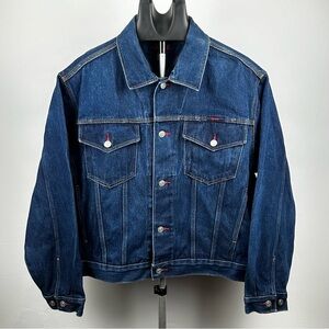 Vintage Y2K Showtime TV Officially Licensed Brand Men’s Denim Jacket Size Large
